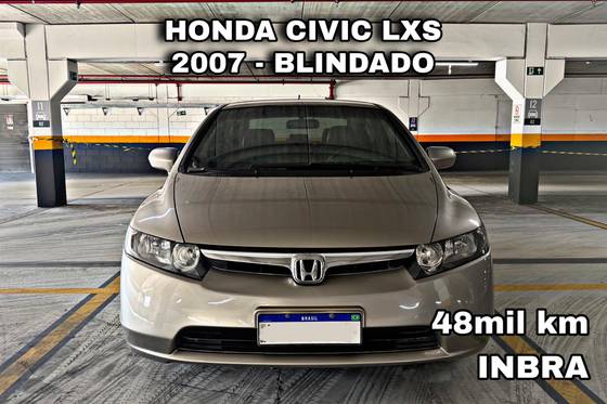 HONDA CIVIC 1.8 LXS 16V GASOLINA 4P AUTOMÁTICO HONDA CIVIC 1.8 LXS 16V GASOLINA 4P AUTOMÁTICO